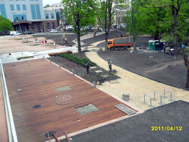 Budapest XII.kerület MOM park építése