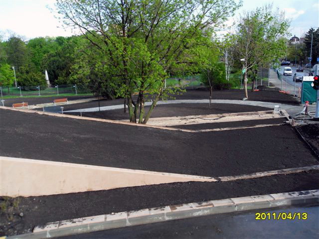 Budapest XII.kerület MOM park építése